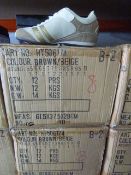 *Twenty Four Pairs of Brown and Beige Trainers Size 8