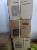 *Three Pairs of Detachable Two Way Stereo Speakers