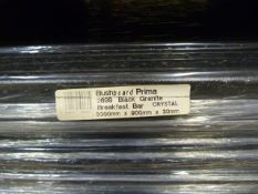 *Prema Bushboard 2699 Black Granite Breakfast Bar 3000mm by 900mm by 30mm