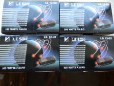 *Four Leeson Model:LS1203 200 watt Four channel High Power Amplifiers