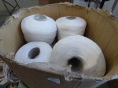 *Box of Assorted Yarns White