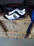 *Twenty Four Pairs of Black and White Training Shoes Various Sizes