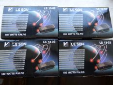 *Four Leeson Model:LS1203 200 watt Four channel High Power Amplifiers