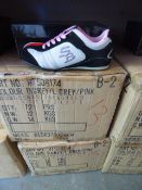 *Twenty Four Pairs of Black, Grey and Pink Training Shoes Various Sizes