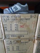 *Twenty Four Pairs of Blue and Silver Trainers Size 9