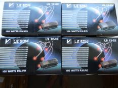 *Four Leeson Model:LS1203 200 watt Four channel High Power Amplifiers
