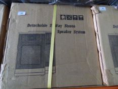 *Two Pair of Detachable Two Way Stereo Speakers