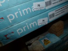 *Prema Bushboard Calacatta Marble Curved Breakfast Bar 3000mm by 955mm Ref:360085