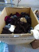 *Box Containing a Large Quantity of Hair Scrunchies