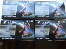 *Four Leeson Model:LS1203 200 watt Four channel High Power Amplifiers