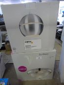 *Two Boxed Ceiling Lights