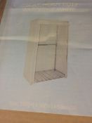 Single Heavy Duty Wardrobe White - Flat Pack