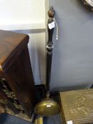 Copper and Brass Warming Pan