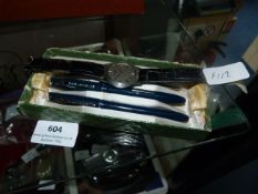 Patek Philippe Watch and Three Platinum Pens