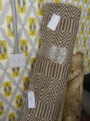 *Cotton and Wool Pattern Rug 120cm 170cm RRP: £175