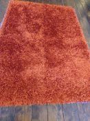 *Sparkle Terracotta Rug 230cm by 160cm (Slight Damage to Corner)