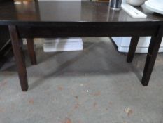 Dark Oak Rectangular Table