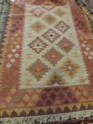 *100% Wool Kilim Rug 120cm by 170cm RRP: £375