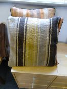 *Two Striped Scatter Cushions