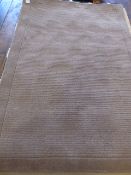 *York 120cm by 170cm Pure Wool Taupe Rug
