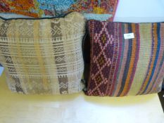 *Two Striped Scatter Cushions