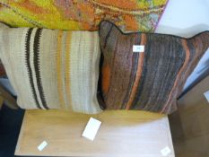 *Two Striped Scatter Cushions