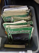 Box Containing Assorted Motor Sport Magazines