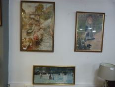 Three Edwardian Style Framed Prints