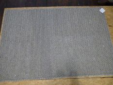 *100% Wool Corded Rug with Some Damage 120cm by 180cm RRP: £150