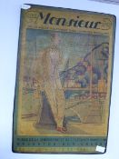 French Advertising Sign Monsieur