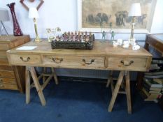 *Pine Desk on Trestles