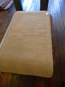 *York Beige 100% Pure Wool Pile Rug 80cm by 150cm RRP: £65