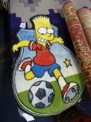 *Bart Simpson Novelty Bath Mat