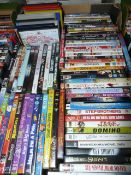 Box Containing Assorted DVDs
