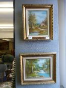 Two Gilt Framed Pictures