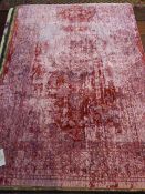 *Pink 120cm by 170cm Rug RRP: £125