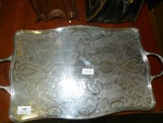 Decorative Plated Tray