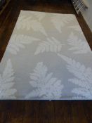 *Beige and Bone Coloured Fern Design Rug 230cm by 160cm RRP: £250