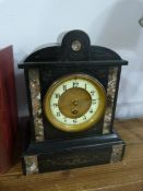 *Marble and Slate Mantel Clock