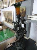 Figurine Lamp of a Lady