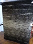 *Black and Grey Contemporary Style Rug RRP: £95