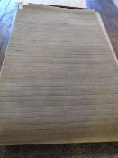 *Hard Twists Stripes and Border 170cm by 120cm 100% Wool Rug RRP: £195