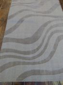 *Aero/Taupe 100% Pure Wool Pile Rug 160cm by 230cm RRP: £200