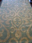 *Accent Teal and Grey Design Rug 230cm by 160cm RRP: £225