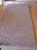 *Natural Fibre Rubber Backed Rug (Chocolate) 230cm by 160cm RRP: £495