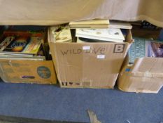 Three Boxes of Books on Nature, Wildlife, Etc