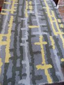 *100% Wool Rug Ripley Design 230cm by 160cm RRP: £289