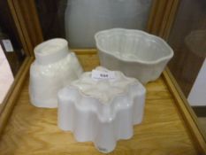 Three Jelly Moulds