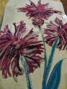 *Floral Pattern Rug 150cm by 90cm RRP: £95