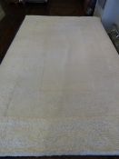 *Karma 100% Wool Indian Rug (White) 200cm by 290cm RRP: £495